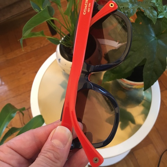 COACH sunglasses. Ombré. Fall colors 🍁🍂🍁 - Picture 5 of 6